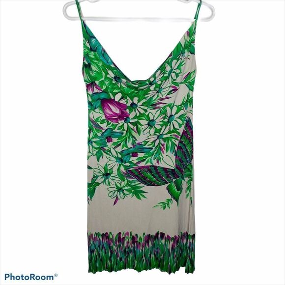 Yigal azrouel designer butterfly dress drapey